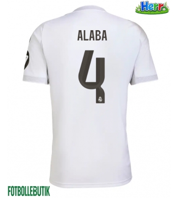 Real Madrid David Alaba #4 Hemmatröja 2025-26 Kortärmad